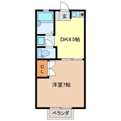 アメニティ１０の物件間取画像